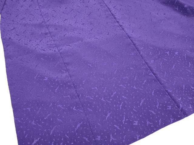 平和屋着物[]七五三　女の子　３歳　祝着　三つ身　霞地紋　バイオレット色　十二単風　洗える着物　DABH5403ea
