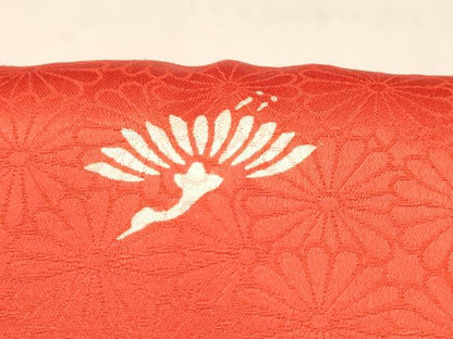 平和屋着物[]七五三　女の子　３歳　祝着　三つ身　花鞠文　金糸　逸品　DABH5404ea