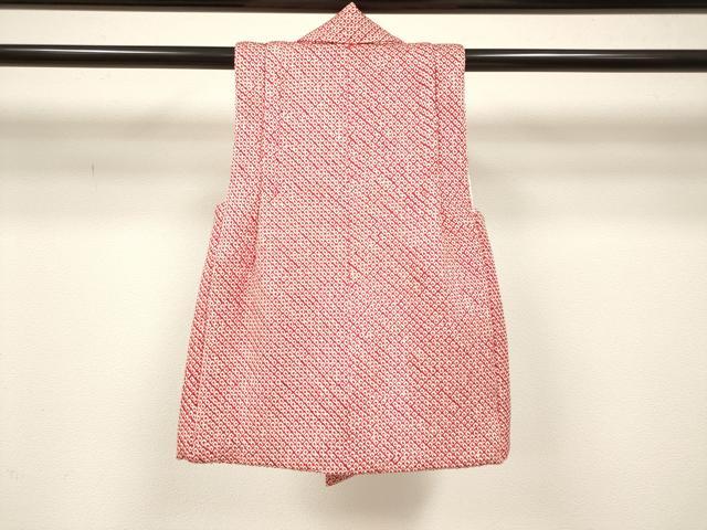 平和屋着物[]七五三　女の子　子供　被布　総絞り　逸品　DABH5407ea