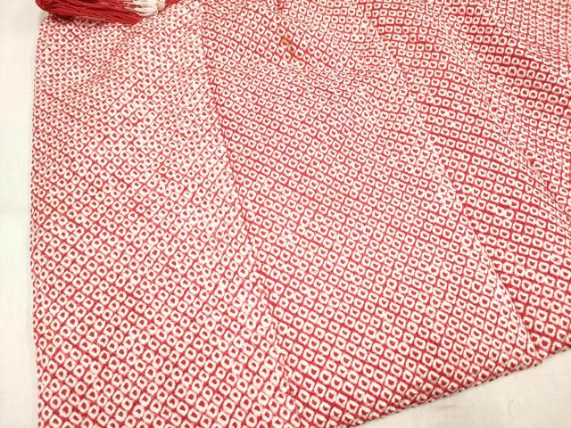 平和屋着物[]七五三　女の子　子供　被布　総絞り　逸品　DABH5407ea
