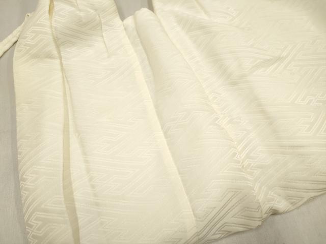 平和屋着物[]七五三　女の子　子供　被布　紗綾形地紋　生成り色　逸品　DABH5409ea