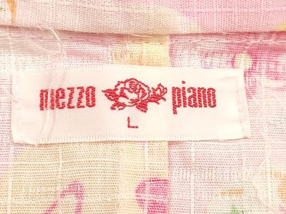 平和屋着物＊夏物　浴衣　女の子　mezzo piano　メゾピアノ　パフェ アイスクリーム 苺 さくらんぼ 舞花文　日本製　綿　DABH5421ea