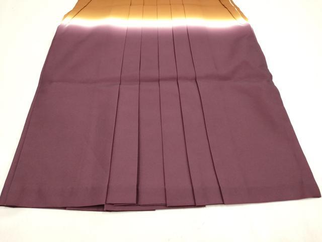 平和屋着物[]女の子　子供　行灯袴　赤朽葉色×京紫色　暈し染め　洗える着物　DABH5434ea