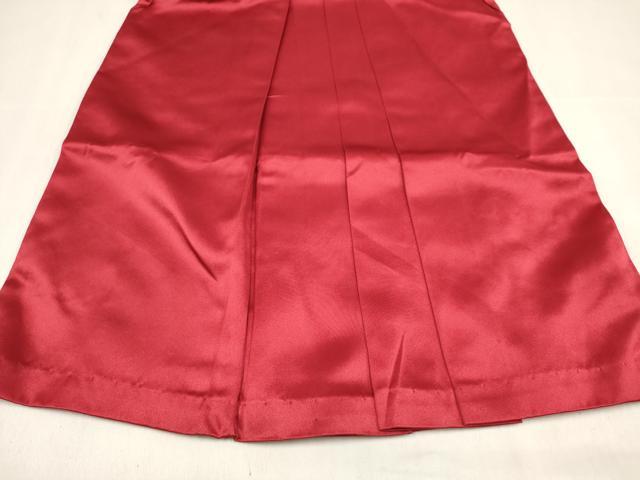 平和屋着物[]女の子　子供　行灯袴　朱・緋色　DABH5445ea