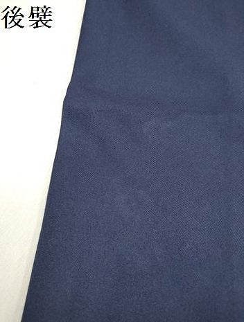 平和屋着物[]女の子　子供　行灯袴　総刺繍　舞蝶舞桜文　留紺色　金糸　洗える着物　DABH5446ea