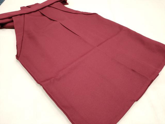 平和屋着物[]女の子　子供　行灯袴　総刺繍　鞠桜文　濃紅色　金糸　洗える着物　DABH5447ea