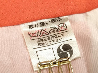 平和屋着物[]七五三　女の子　３歳　祝着　三つ身　流水花文　暈し染め　逸品　DABH5453ea