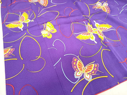 平和屋着物∵女の子　十三参り　子供　舞蝶文　金彩　逸品　DABH5482ea