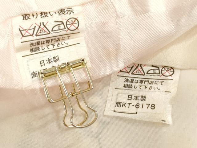 平和屋着物[]お宮参り　女の子　祝着　産着　初着　のしめ　駒刺繍　源氏車花文　逸品　DABH5503ea