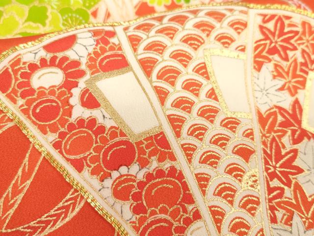 平和屋着物[]お宮参り　女の子　祝着　産着　初着　のしめ　駒刺繍　花鼓文　金彩　逸品　DABH5505ea