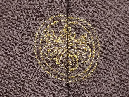 平和屋着物■訪問着　駒刺繍　地紙流水花文　鴛鴦　暈し染め　金彩　正絹　逸品　DABH5526ya