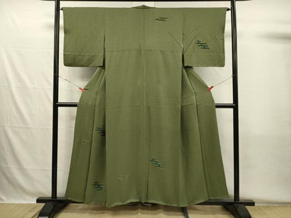 平和屋着物■訪問着　駒刺繍　エ霞文　松坂屋扱い　正絹　逸品　DABH5538ya