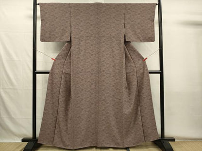 平和屋着物■上質な小紋　風景文　正絹　逸品　DABH5544ya