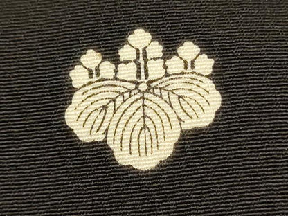 平和屋着物■豪華黒留袖　渡橋風景花文　金彩　正絹　逸品　DABH5551ya