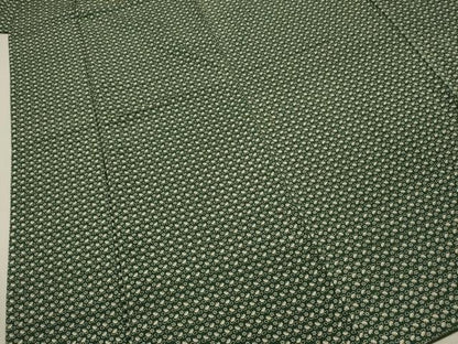 平和屋着物■上質な小紋　舞花文　独楽　三越扱い　正絹　逸品　DABH5557ya