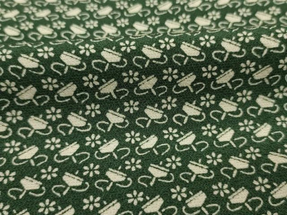 平和屋着物■上質な小紋　舞花文　独楽　三越扱い　正絹　逸品　DABH5557ya