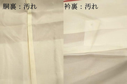 平和屋着物■訪問着　駒刺繍　露芝文　金銀彩　正絹　逸品　DABH5560ya
