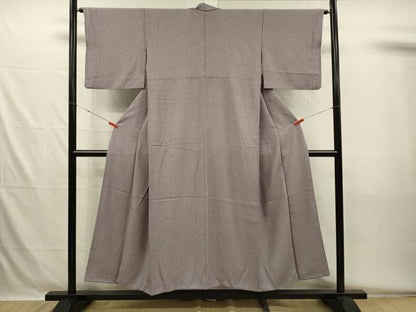 平和屋着物■江戸小紋　草葉文　正絹　逸品　DABH5568ya