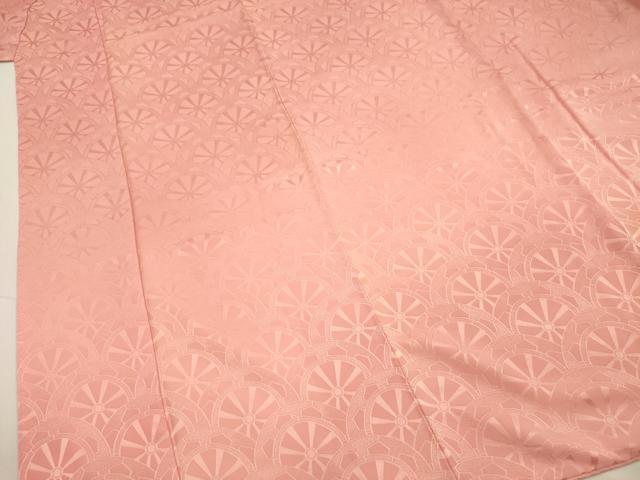 平和屋着物■上質な小紋　源氏車地紋　暈し染め　正絹　逸品　DABH5573ya