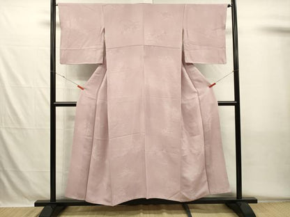 平和屋着物■上質な小紋　風景花文　正絹　逸品　DABH5577ya