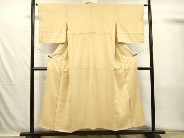 平和屋着物■上質な色無地　家内安全　文字文　正絹　逸品　DABH5578ya