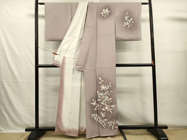 平和屋着物■訪問着　紫陽花　暈し染め　正絹　逸品　DABH5590ya
