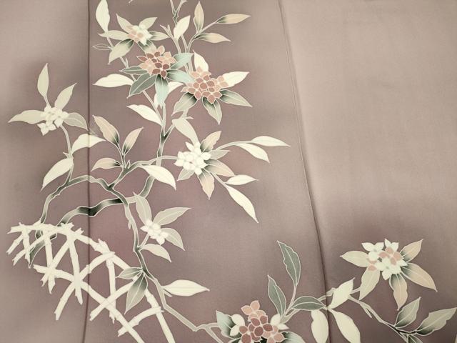 平和屋着物■訪問着　紫陽花　暈し染め　正絹　逸品　DABH5590ya
