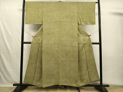 平和屋着物■上質な小紋　鹿の子文　正絹　逸品　DABH5599ya
