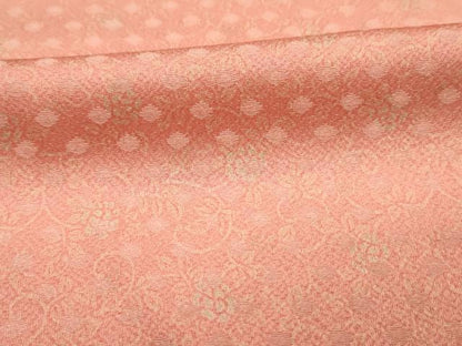 平和屋着物■上質な小紋　花唐草文　正絹　逸品　DABH5600ya