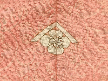 平和屋着物■上質な小紋　花唐草文　正絹　逸品　DABH5600ya