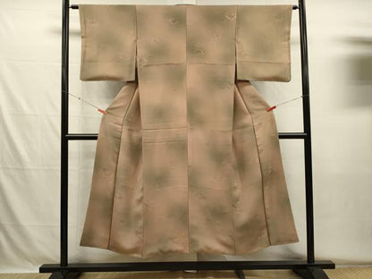 平和屋着物■上質な小紋　立波文　暈し染め　正絹　逸品　DABH5603ya