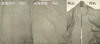 平和屋着物■男性　紬　網代織　正絹　逸品　DABH5610ya