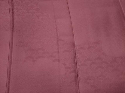 平和屋着物■豪華色留袖　道長扇面地紋　正絹　逸品　DABH5614ya