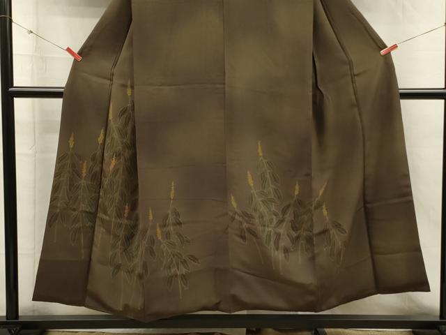 平和屋着物■訪問着　刺繍　草花文　暈し染め　三越扱い　正絹　逸品　DABH5670qa