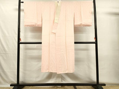 平和屋着物■長襦袢　袷　絞り　立涌文　正絹　逸品　DABH5683ya