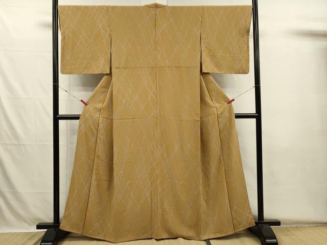 平和屋着物■上質な小紋　抽象文様　正絹　逸品　DABH5695ya
