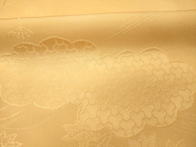 平和屋着物■上質な小紋　雲取り吉祥花地紋　暈し染め　正絹　逸品　DABH5703ya