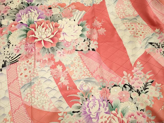 平和屋着物■豪華振袖　駒刺繍　花熨斗文　牡丹　銀彩　正絹　逸品　DABH5704ya