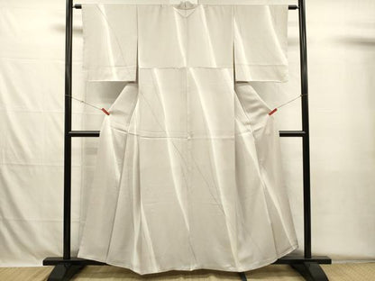 平和屋着物■上質な小紋　よろけ縞　暈し染め　正絹　逸品　DABH5705ya