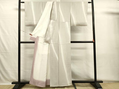 平和屋着物■上質な小紋　よろけ縞　暈し染め　正絹　逸品　DABH5705ya