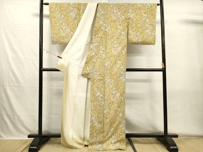 平和屋着物■上質な小紋　辻が花　正絹　逸品　未使用　DABH5715ya