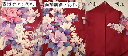 平和屋着物■豪華振袖　草花文　牡丹　暈し染め　正絹　逸品　DABH5716ya