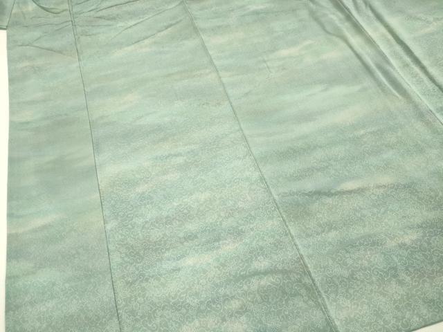 平和屋着物■上質な小紋　花唐草文　暈し染め　正絹　逸品　DABH5721ya
