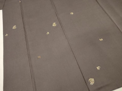 平和屋着物■上質な小紋　花丸文　金彩　正絹　逸品　DABH5722ya