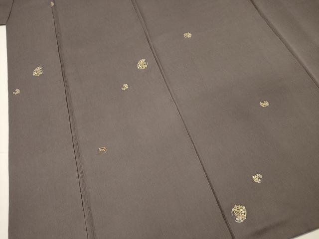 平和屋着物■上質な小紋　花丸文　金彩　正絹　逸品　DABH5722ya