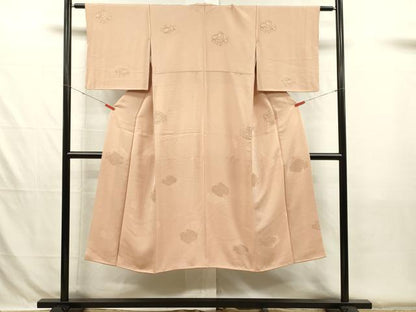 平和屋着物■上質な小紋　地紋起こし　唐草文様　正絹　逸品　DABH5728ya