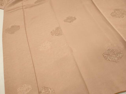 平和屋着物■上質な小紋　地紋起こし　唐草文様　正絹　逸品　DABH5728ya