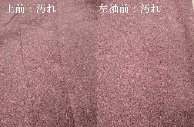 平和屋着物■江戸小紋　葡萄蔦の葉文　正絹　逸品　DABH5732ya