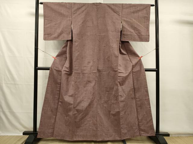 平和屋着物■上質な紬　霞文　正絹　逸品　DABH5734ya