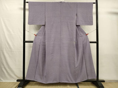 平和屋着物■上質な小紋　幾何学文　正絹　逸品　DABH5735ya